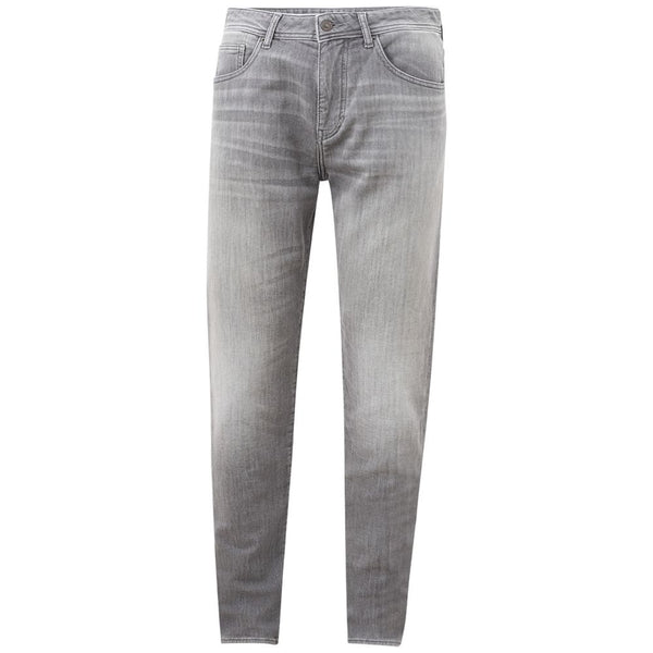 Sleek Gray Cotton Denim Essentials Armani Exchange