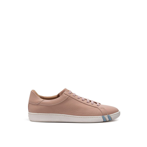 Elegant Pink Leather Sneakers Bally