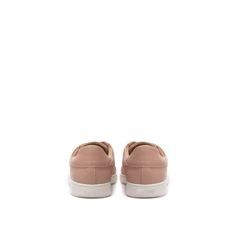 Elegant Pink Leather Sneakers Bally