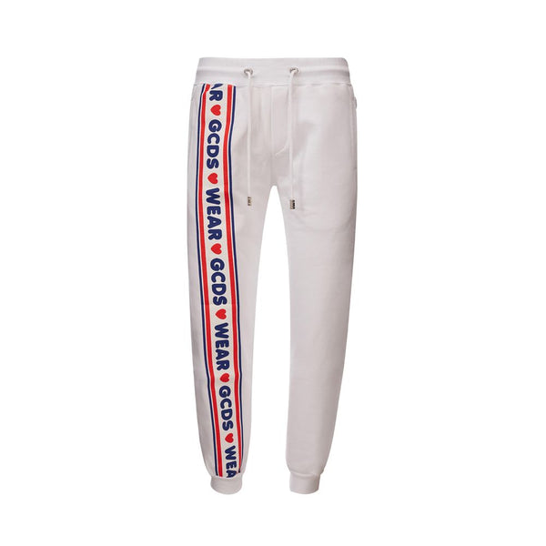 Elevate Your Wardrobe with Chic White Cotton Pants GCDS