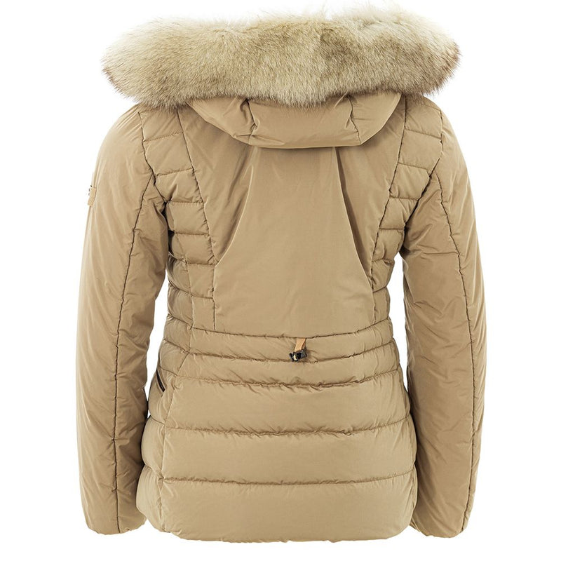 Elegant Beige Polyester Jacket for Women Peuterey