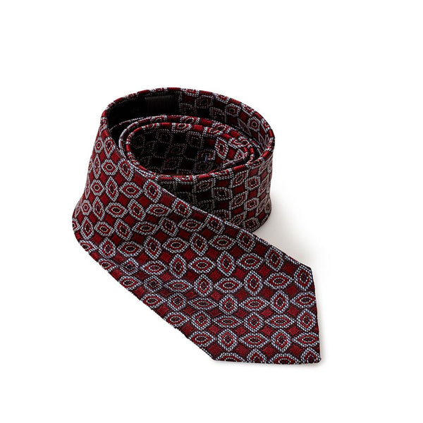 Elegant Silk Multi-Colored Men's Tie Ermenegildo Zegna