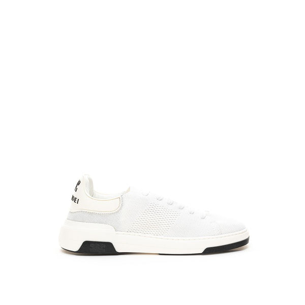 Elegant White Leather Sneakers Casadei