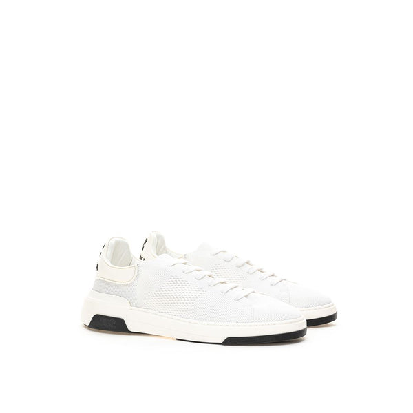 Elegant White Leather Sneakers Casadei