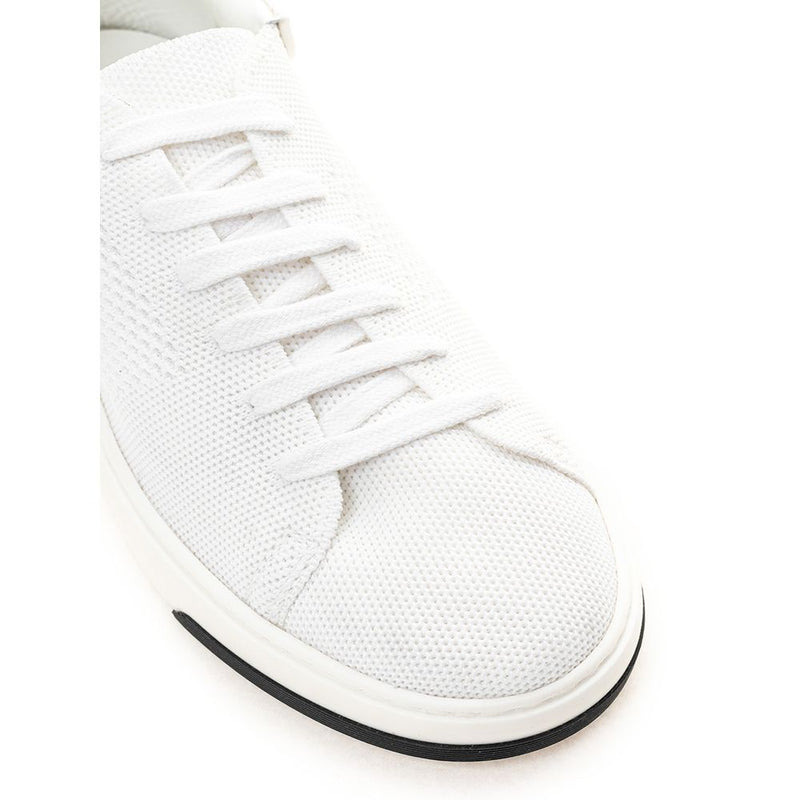 Elegant White Leather Sneakers Casadei