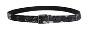 Elegant Floral Patterned Men's Luxury Belt Dolce & Gabbana