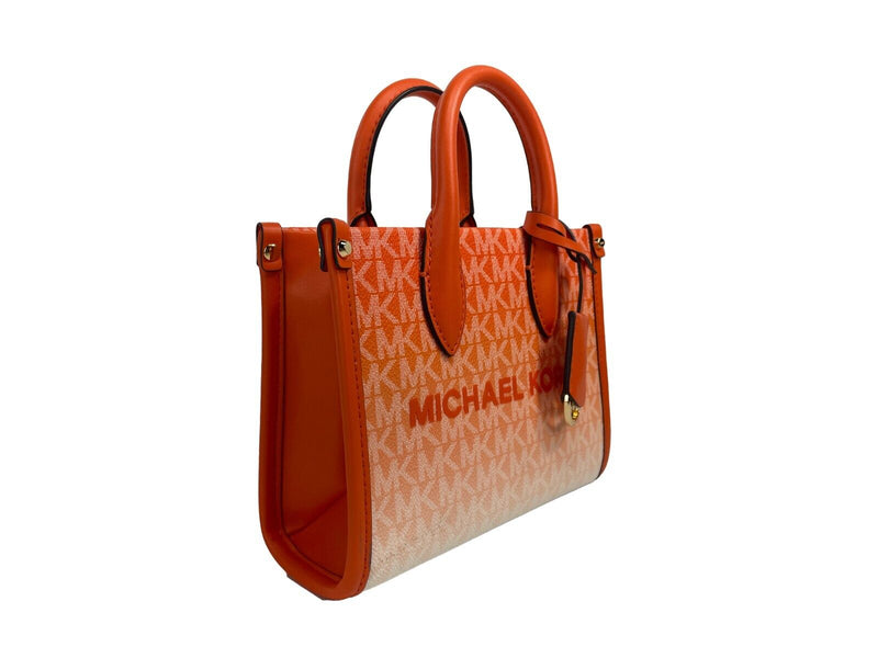 Mirella XS Leather Top Zip Shopper Tote Bag Michael Kors