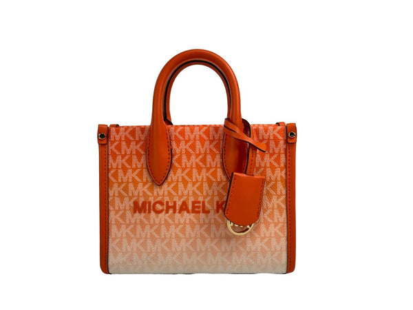 Mirella XS Leather Top Zip Shopper Tote Bag Michael Kors