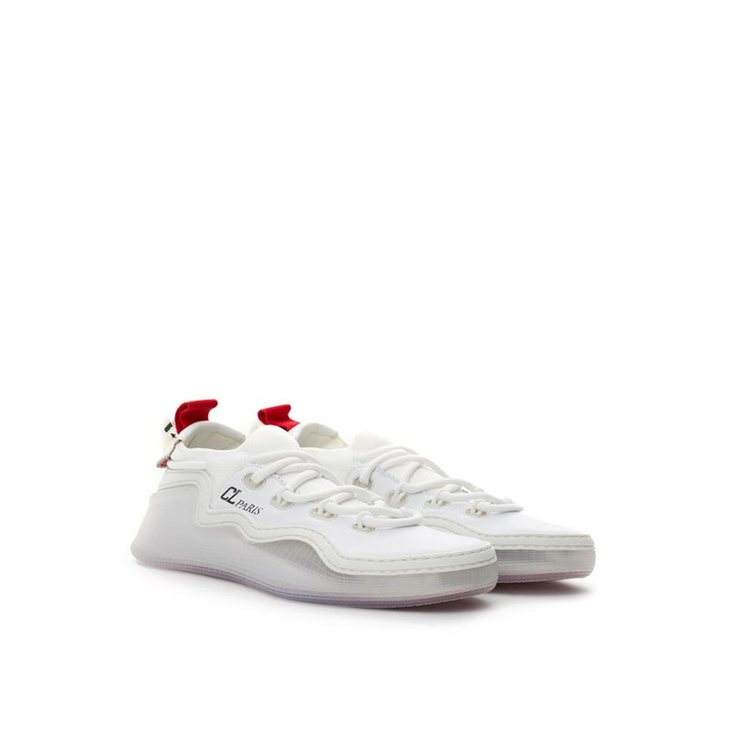 White Leather Sneaker Christian Louboutin