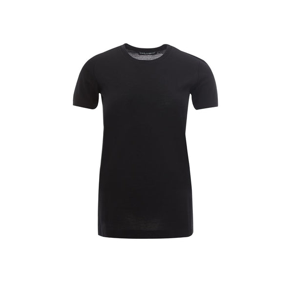 Black Cotton Tops & T-Shirt Dolce & Gabbana