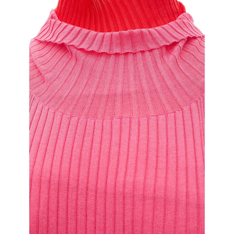 Pink Cotton Dress Bottega Veneta