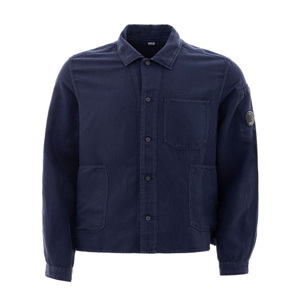 Blue Cotton Shirt C.P. Company