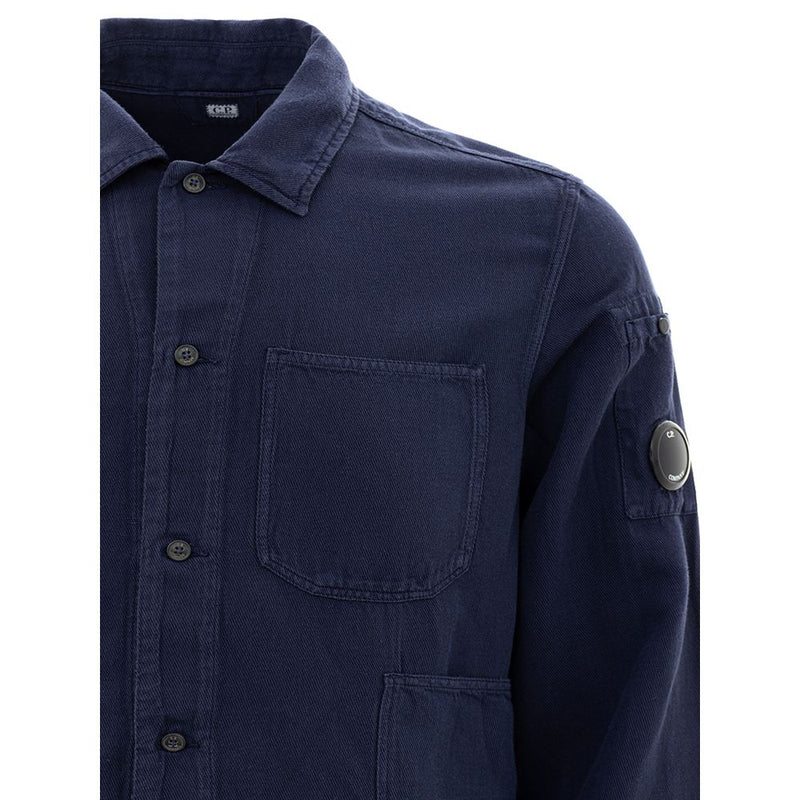 Blue Cotton Shirt C.P. Company