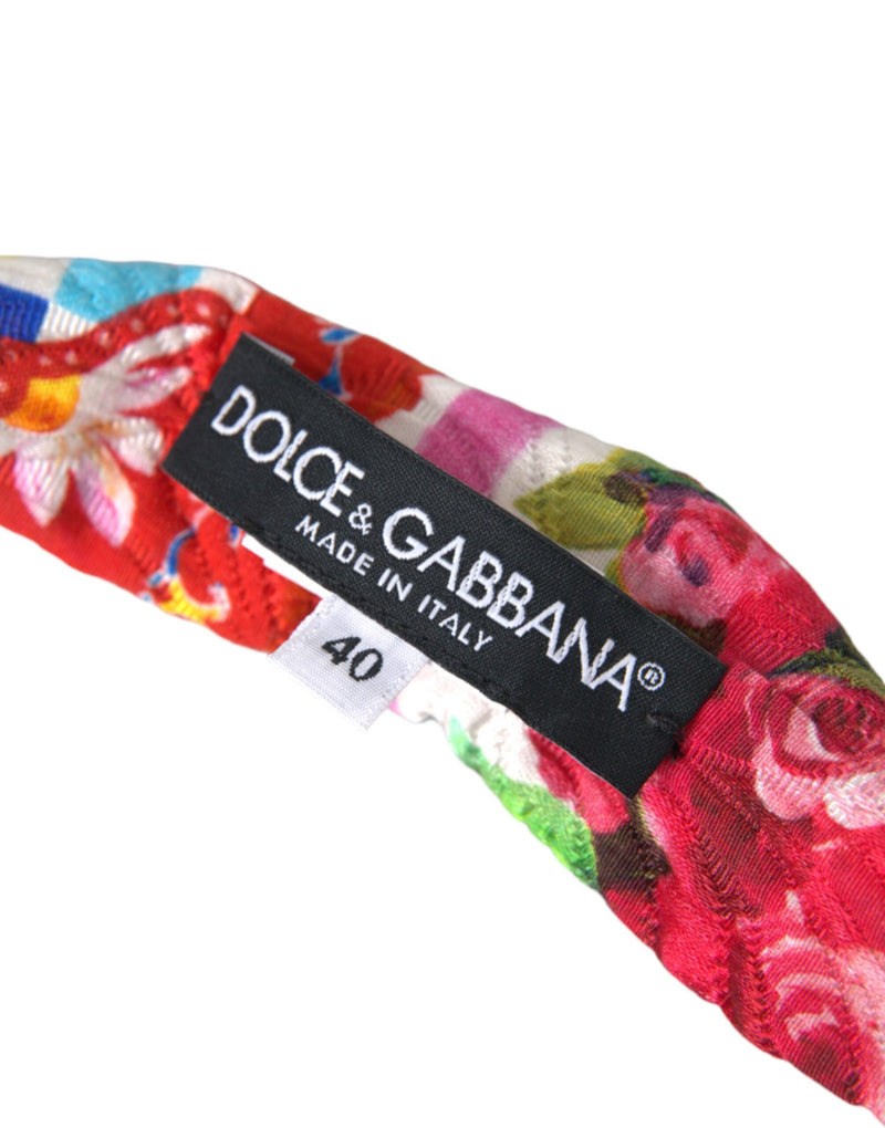 Multicolor Carretto Print Waist Belt Dolce & Gabbana