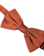 Brown Silk Adjustable Neck Men Bow Tie Dolce & Gabbana