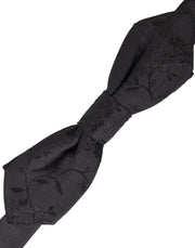 Black Silk Adjustable Neck Men Bow Tie Dolce & Gabbana