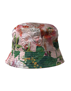 Multicolor Floral Jacquard Bucket Hat Men Dolce & Gabbana