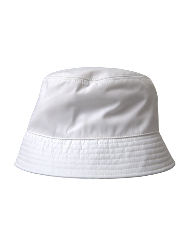 White Cotton Cap Bucket Capello Hat Men Dolce & Gabbana