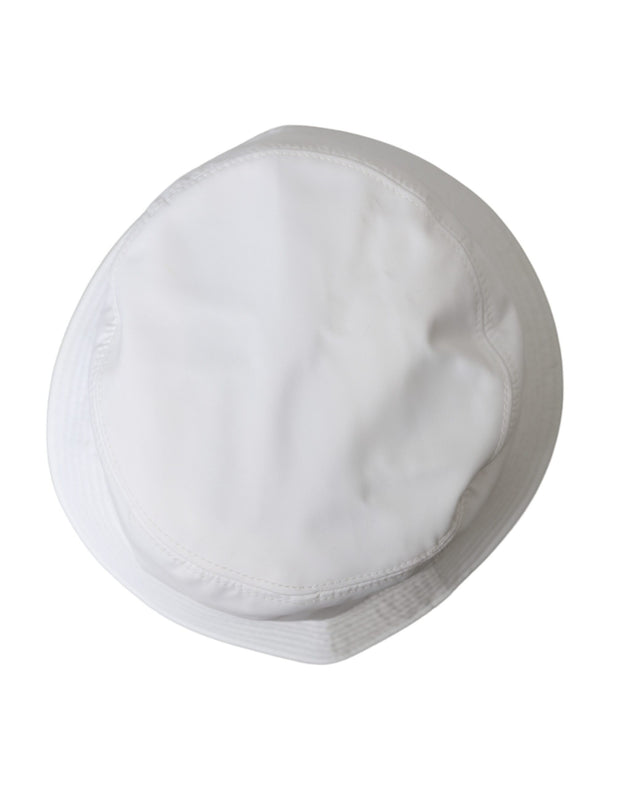 White Cotton Cap Bucket Capello Hat Men Dolce & Gabbana