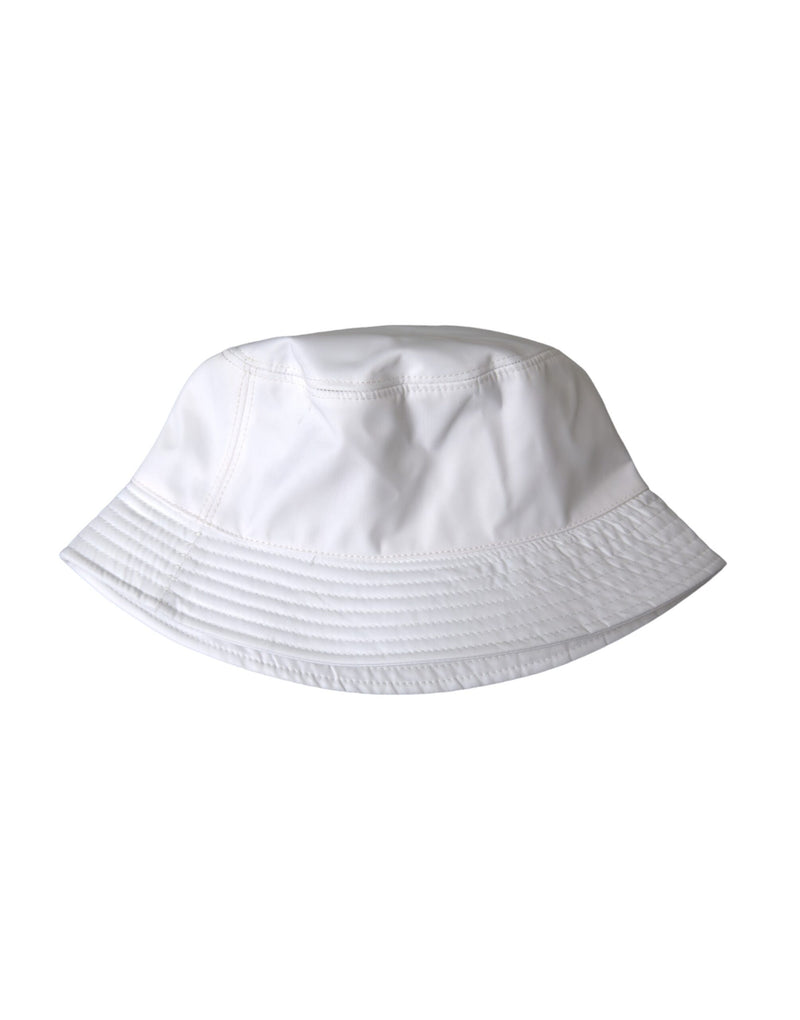 White Cotton Cap Bucket Capello Hat Men Dolce & Gabbana