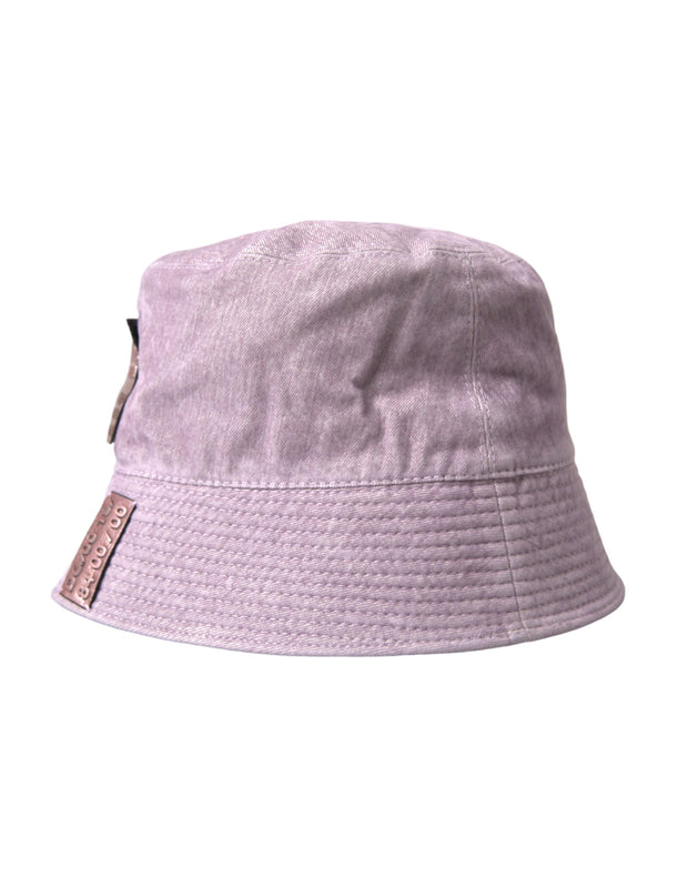 Light Brown Nylon Canvas Bucket Hat Men Dolce & Gabbana