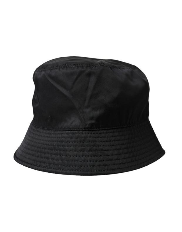 Black Wide Brim Cap Bucket Hat Men Dolce & Gabbana