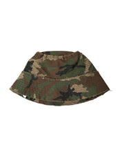 Green Camouflage Cotton Bucket Hat Men Dolce & Gabbana