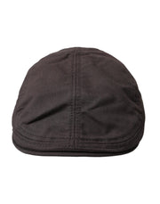 Brown Nylon Cloth Newsboy Hat Men Dolce & Gabbana