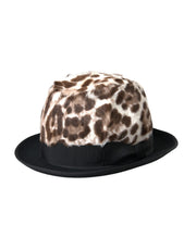 Multicolor Leopard Women Fedora Hat Dolce & Gabbana