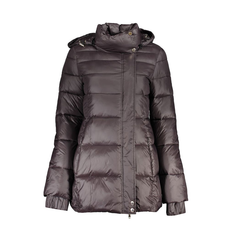 Black Polyamide Jackets & Coat Patrizia Pepe