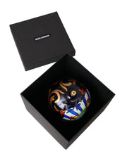 Multicolor Carretto Print Round Ornament Christmas Ball Dolce & Gabbana