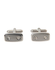 Silver Plated Metal Brass Pin Men Cufflinks Dolce & Gabbana