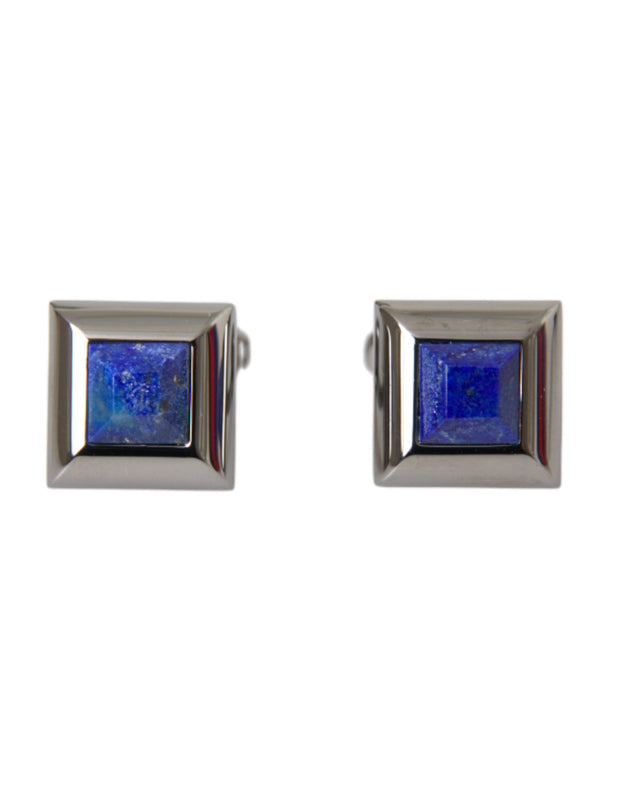 Silver Plated Brass Pin Crystal Cufflinks Dolce & Gabbana