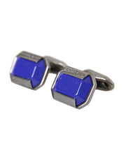 Silver Plated Brass Pin Crystal Cufflinks Dolce & Gabbana