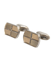 Silver Gold Plated Metal Brass Pin Cufflinks Dolce & Gabbana