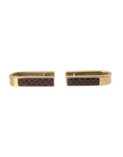 Gold Plated Metal Brass Pin Men Cufflinks Dolce & Gabbana