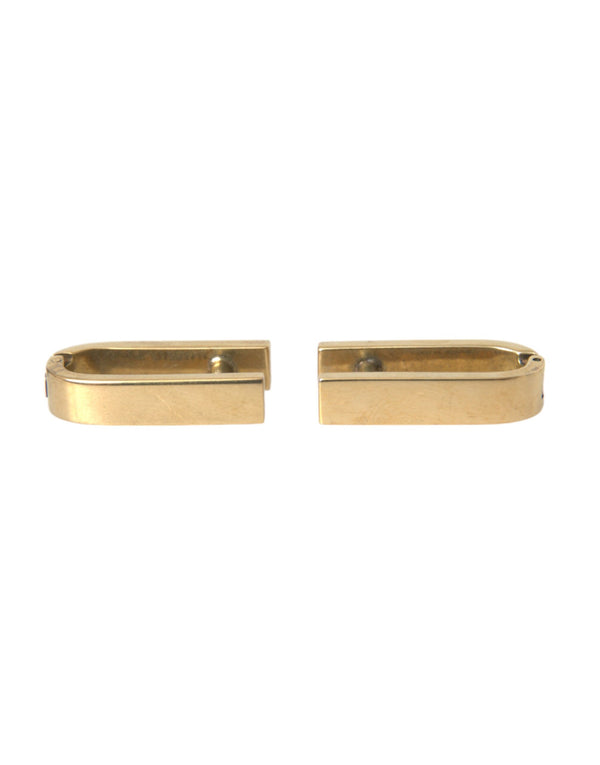 Gold Plated Metal Brass Pin Men Cufflinks Dolce & Gabbana