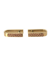 Gold Plated Metal Brass Pin Men Cufflinks Dolce & Gabbana