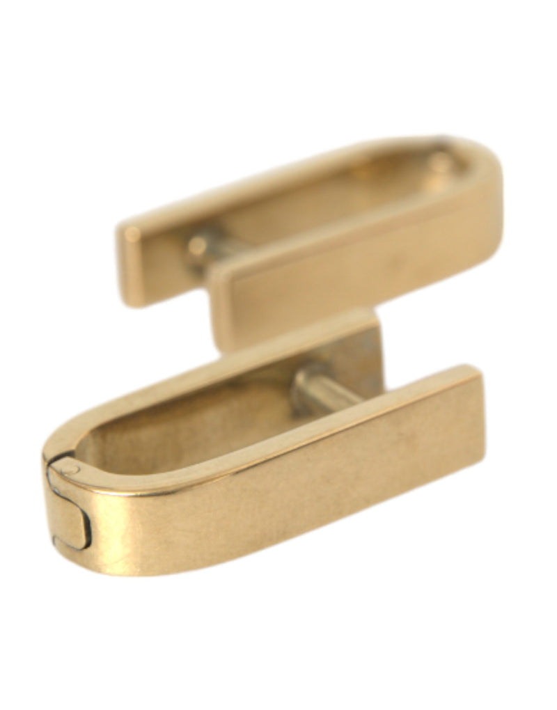 Gold Plated Metal Brass Pin Men Cufflinks Dolce & Gabbana