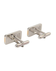 Silver Gold Plated Brass DG Logo Pin Cufflinks Dolce & Gabbana