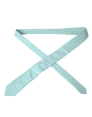 Mint Green Cotton Adjustable Tie Men Dolce & Gabbana