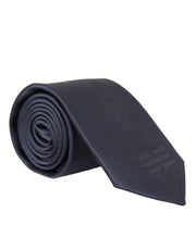 Blue Solid Silk Adjustable Tie Men Dolce & Gabbana