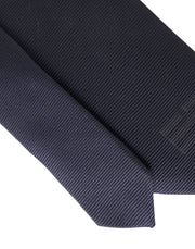 Blue Solid Silk Adjustable Tie Men Dolce & Gabbana