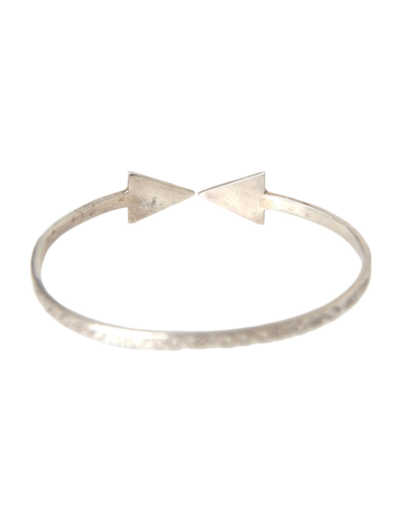 Arrow Crystal 925 Silver Bangle Bracelet Women Nialaya