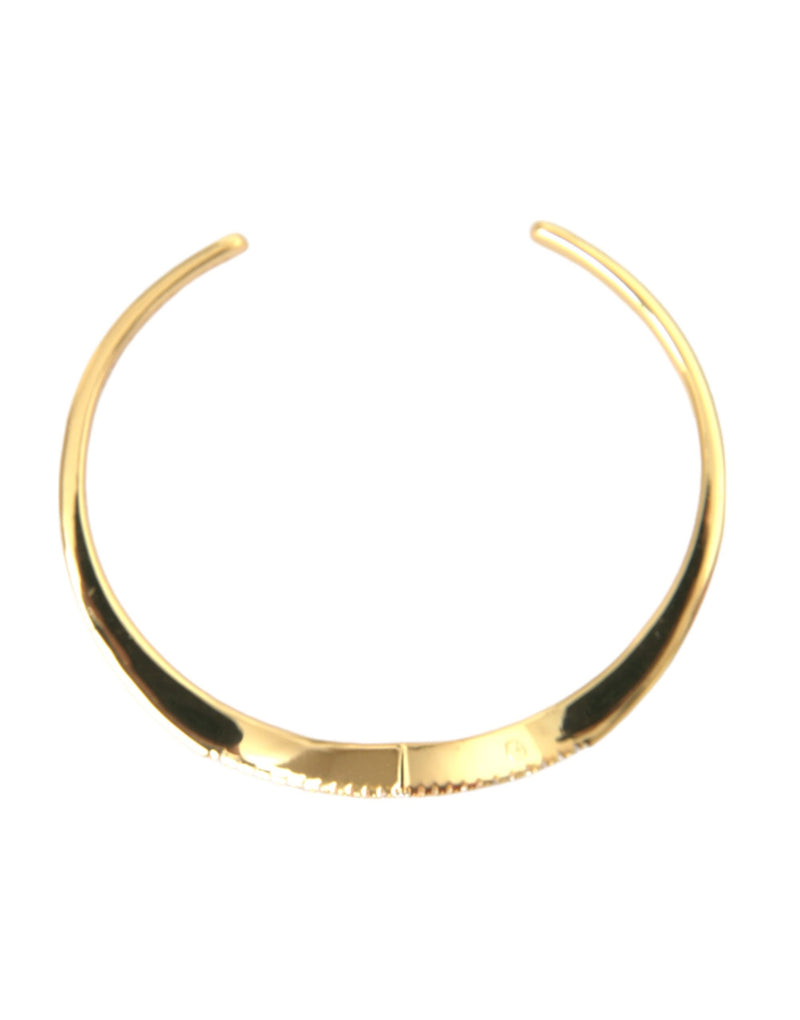 Arched Wing Cuff Skyfall Gold CZ 925 Bracelet Nialaya