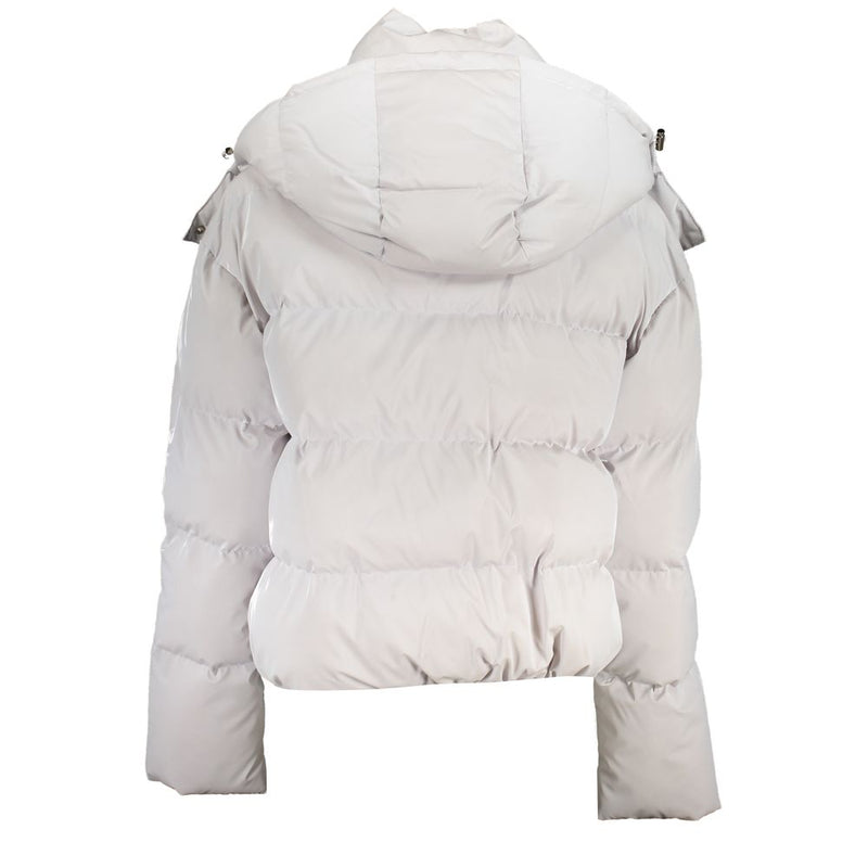 White Polyethylene Jackets & Coat Patrizia Pepe