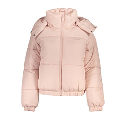 Pink Polyester Jackets & Coat Fila