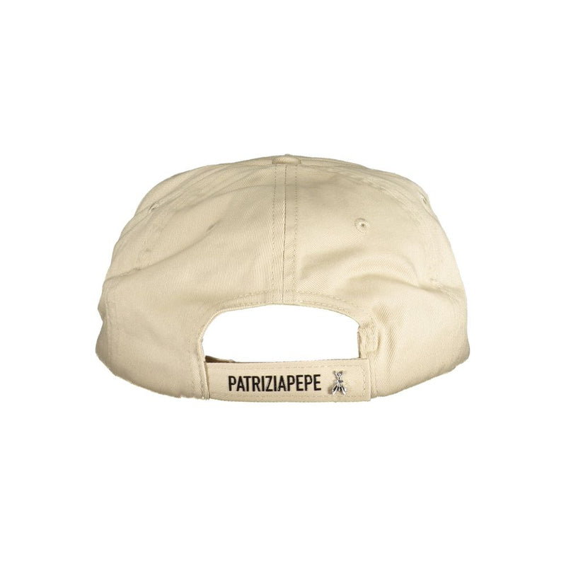 Beige Cotton Hat Patrizia Pepe