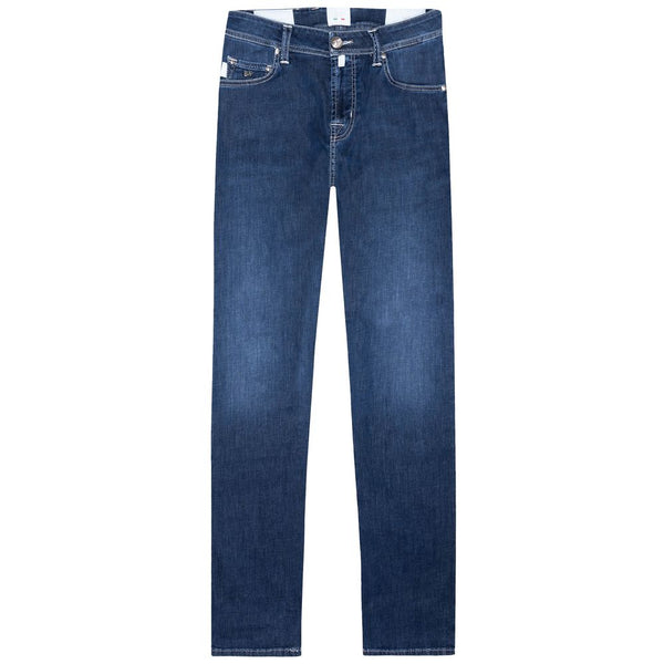 Blue Cotton Jeans & Pant Tramarossa