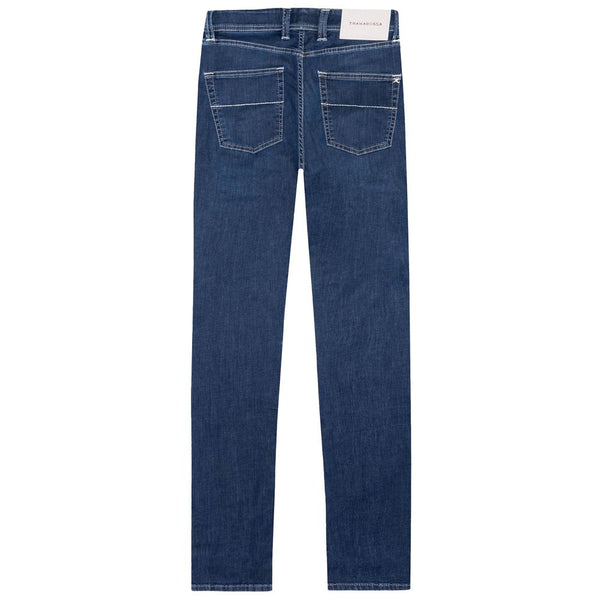 Blue Cotton Jeans & Pant Tramarossa